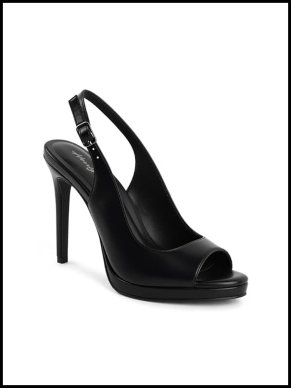 Women's Platform Heels Slingback Stiletto Pumps Peep Toe Cushioned
